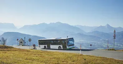 Linie 151 fährt auf den Gaisberg