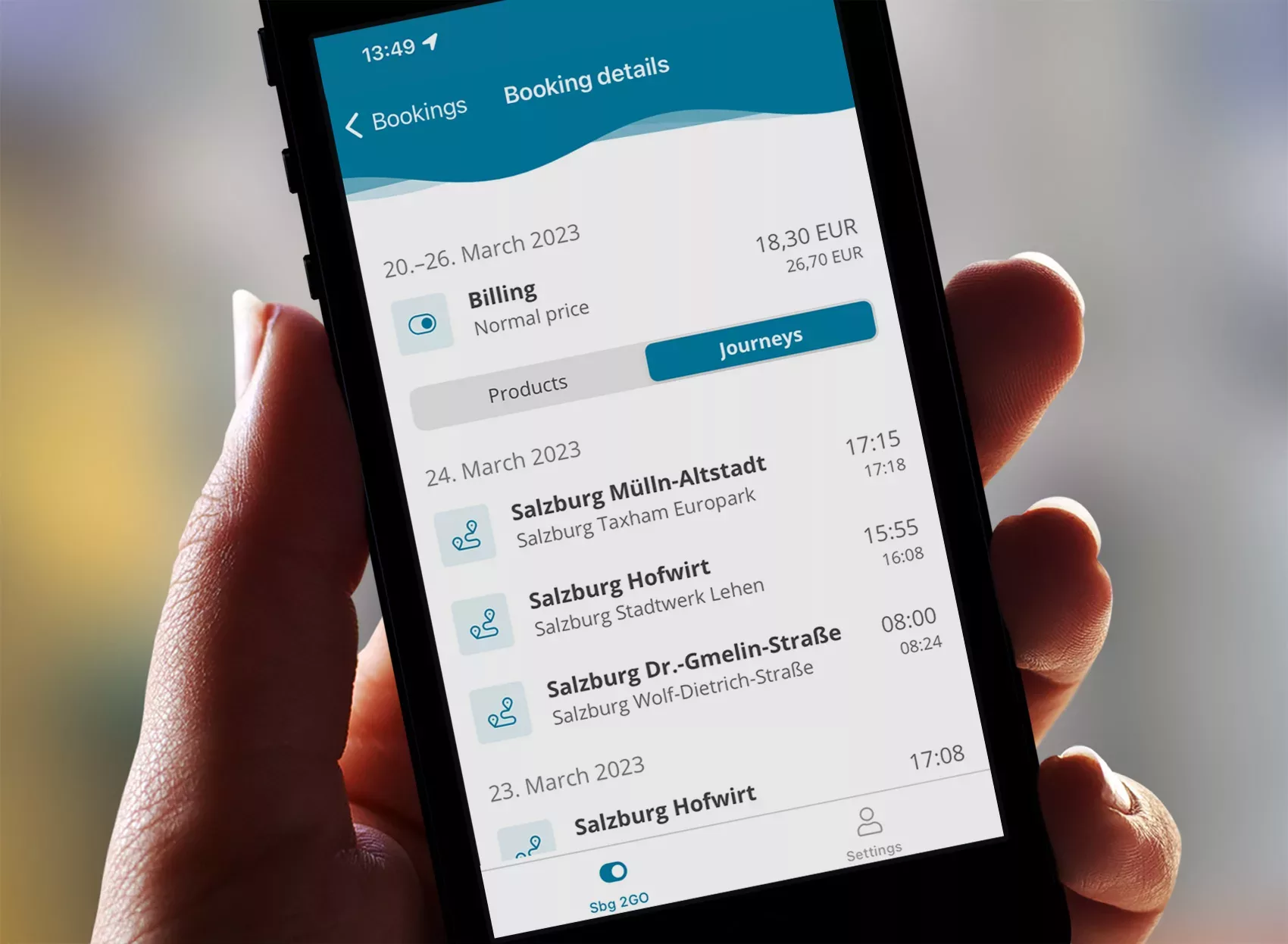 Mockup Mobile SVV App 2GO