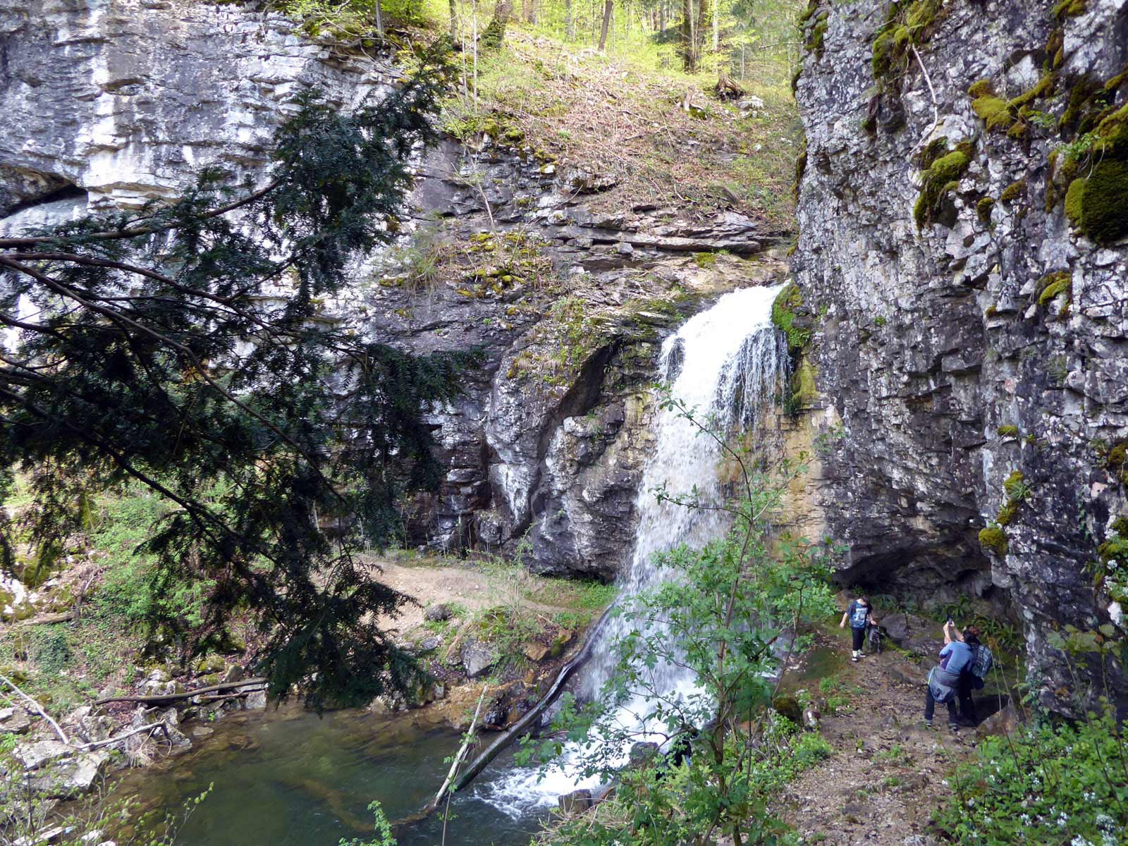 Wanderung beim Kehlbach Wasserfall