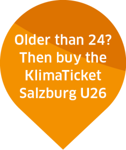 Older than 24? Then buy the climate ticket salzburg U26