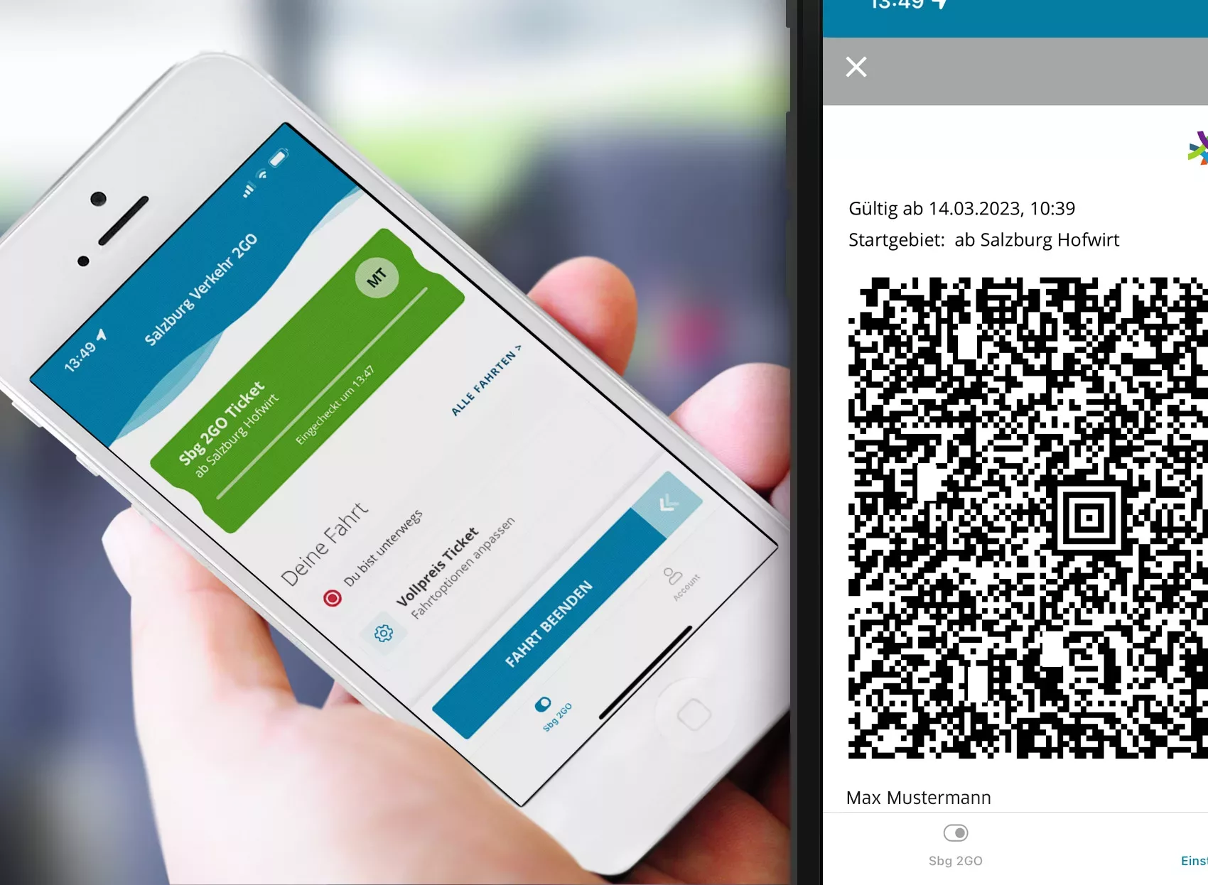 Mockup Mobile SVV App 2GO