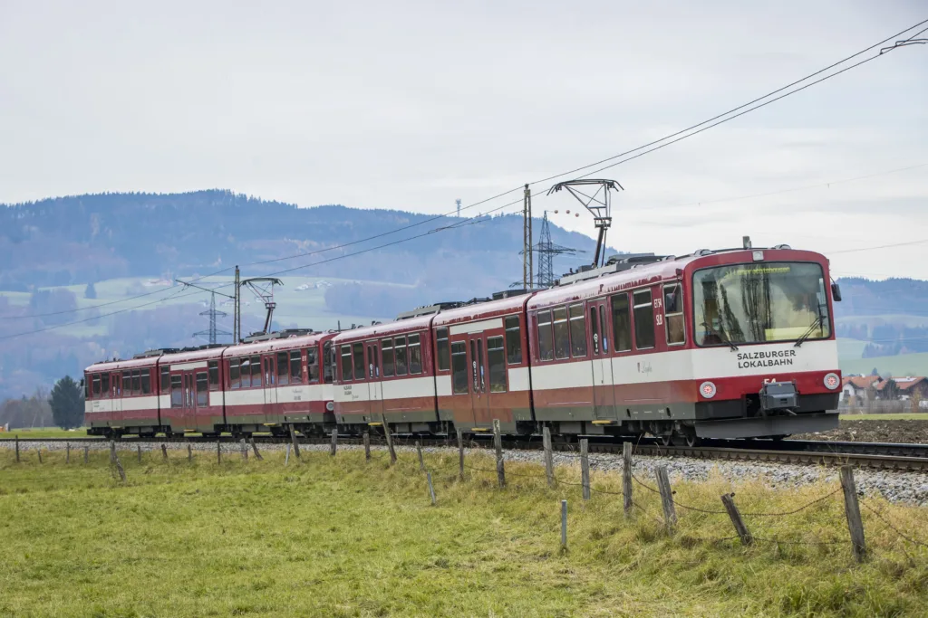 Salzburger Lokalbahn SVV Salzburg Verkehr Lokahlbahn Weitwörth Nussdorf