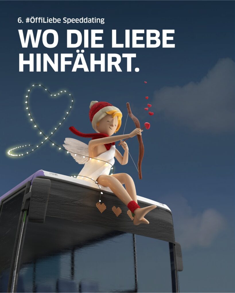 "Wo die Liebe hinfährt" - das #ÖffiLiebe Speeddating im Bus von Salzburg Verkehr