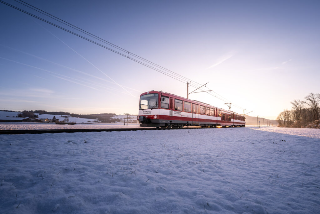 Salzburger Lokalbahn, Salzburg Linien, SVV, Salzburger Verkehrsverbund, Zug, Winter, Fahrplanwechsel