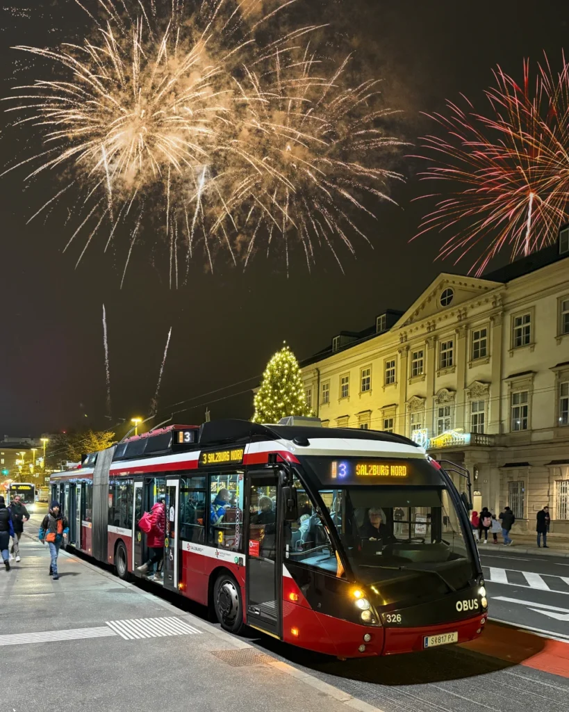 Die Öffis bringen sie auch an Silvester gut und sicher durch die Nacht.